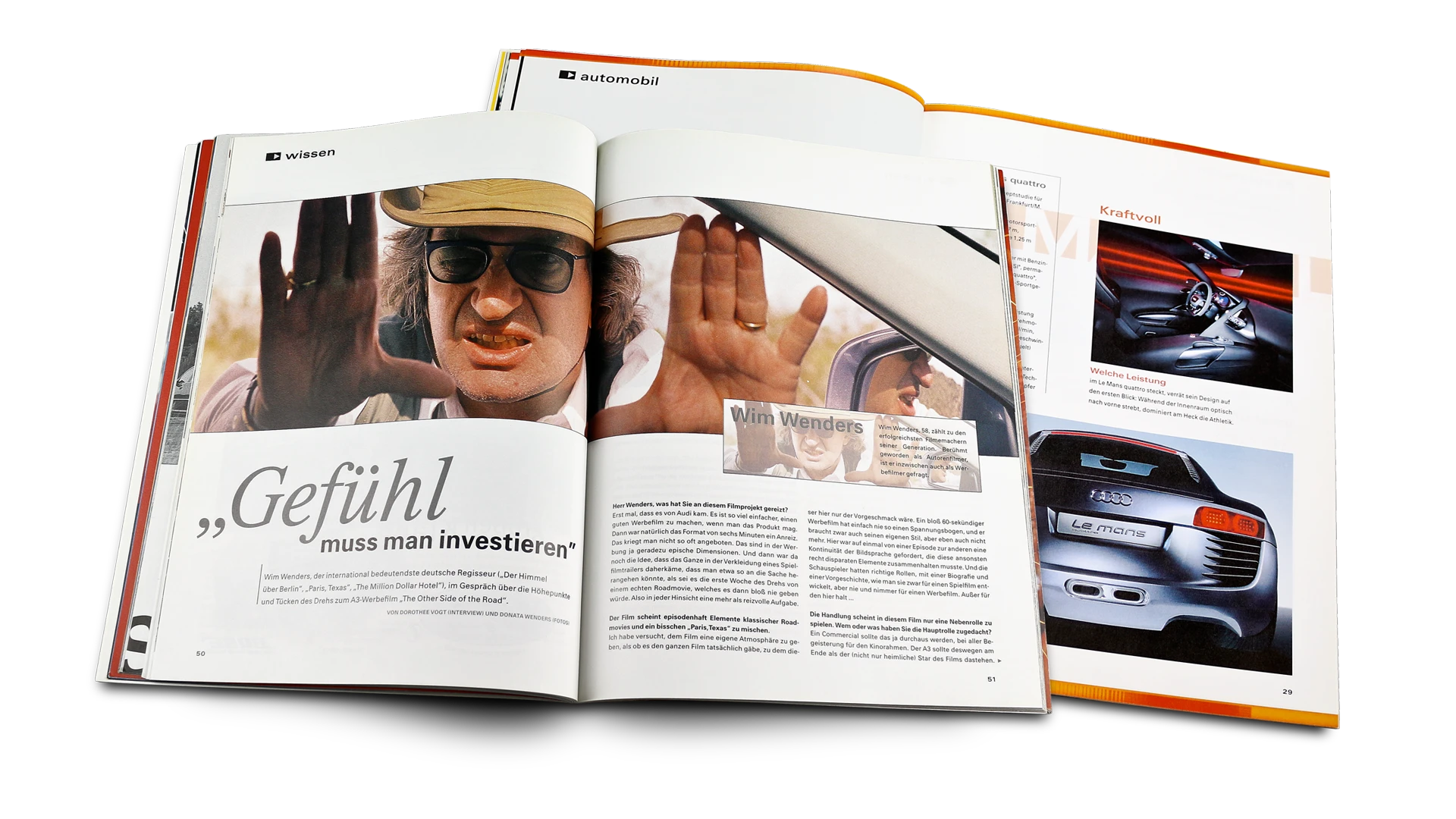 Projektansicht: Audi Magazin