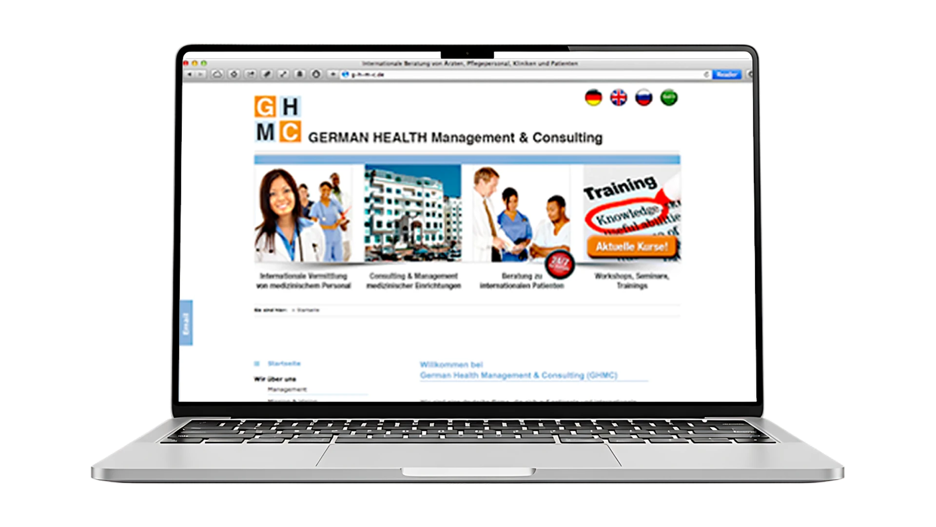 Projektansicht: German Health Management & Consulting