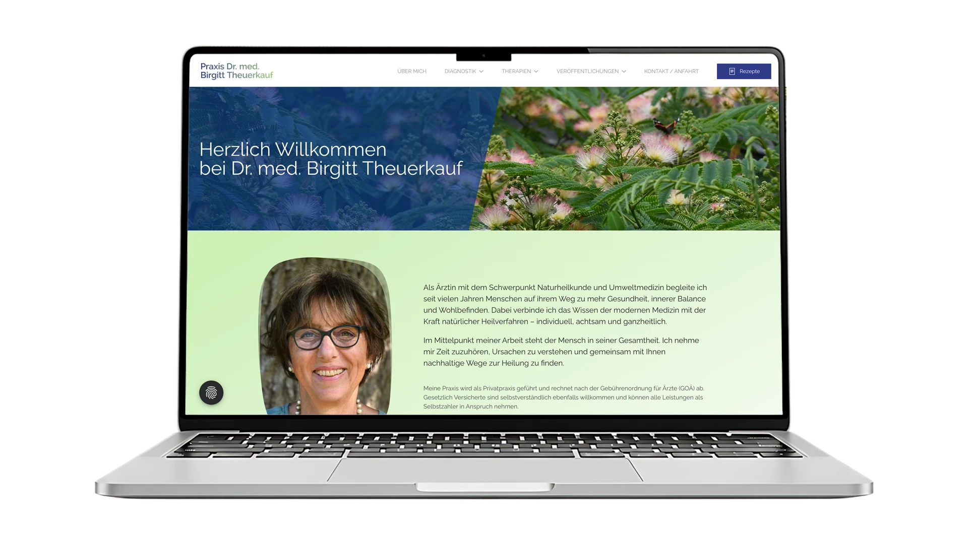 Projektansicht: Praxis Dr. med. Birgitt Theuerkauf